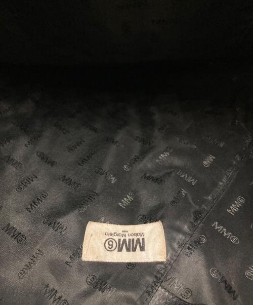 MM6 Maison Margiela（エムエムシックスメゾンマルジェラ）MM6 Maison Margiela (エムエムシックスメゾンマルジェラ) CLASSIC JAPANESE HANDBAG/ミディアムエコレザートートバッグ ブラックの古着・服飾アイテム