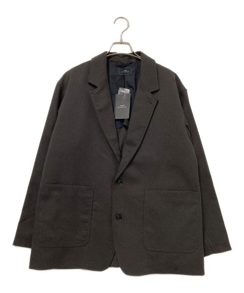 SLICK（スリック）SLICK (スリック) ツイードサージオーバーサイズテーラードジャケット ブラウン サイズ:1の古着・服飾アイテム