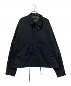 SLICKスリック）の古着「タスランツイルユーティリティーショートブルゾン」｜ブラック
