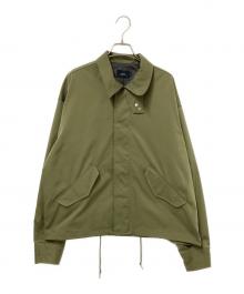 SLICK（スリック）の古着「タスランツイルユーティリティーショートブルゾン」｜カーキ