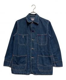 BLUE BLUE（ブルーブルー）の古着「カバーオール」｜インディゴ