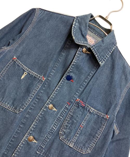 BLUE BLUE（ブルーブルー）BLUE BLUE (ブルーブルー) カバーオール インディゴの古着・服飾アイテム