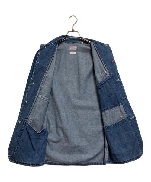 BLUE BLUE（ブルーブルー）BLUE BLUE (ブルーブルー) カバーオール インディゴの古着・服飾アイテム