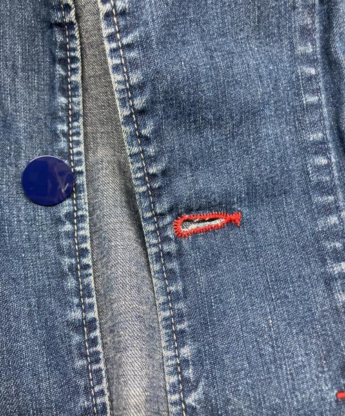 BLUE BLUE（ブルーブルー）BLUE BLUE (ブルーブルー) カバーオール インディゴの古着・服飾アイテム