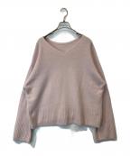 DOUDOUドゥドゥ）の古着「FURウール前後2WAYプルオーバー DDZ1032305A0010」｜ピンク