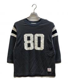 L'appartement×Americana（アパルトモン×アメリカーナ）の古着「80 PRINT FOOTBALL T SHIRT」｜グレー