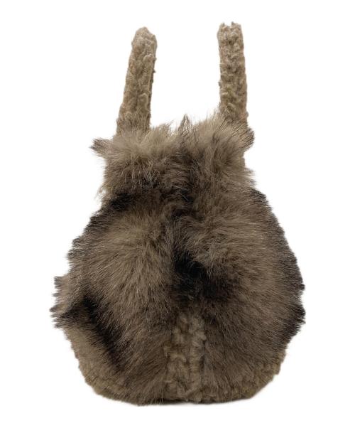 L'appartement（アパルトモン）L'Appartement (アパルトモン) GOOD GRIEF! (グッドグリーフ) 別注 GCA EMB FAUX FUR PINT TOTE ブラウンの古着・服飾アイテム