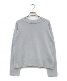 MARGARET HOWELL（マーガレットハウエル）の古着「ウールカシミヤニット」｜ブルー