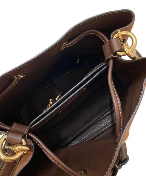 COACH（コーチ）COACH (コーチ) ローアン 2WAYバケットバッグ ブラウンの古着・服飾アイテム