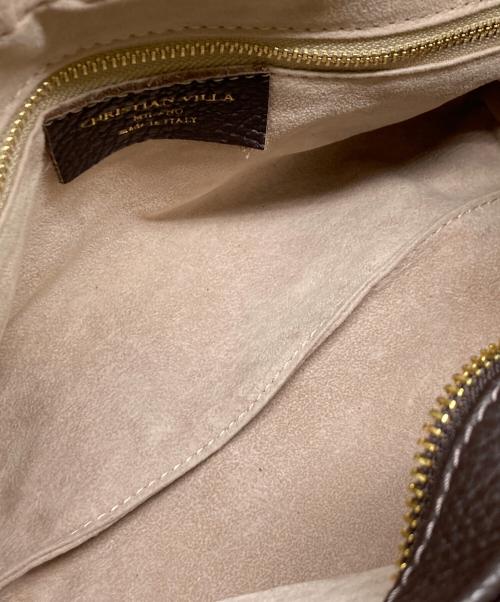 CHRISTIAN VILLA（クリスチャンヴィラ）CHRISTIAN VILLA (クリスチャンヴィラ) Clarissa Bag ブラウン サイズ:記載なしの古着・服飾アイテム