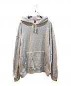 LOOPWHEELER×BEAMSループウィラー×ビームス）の古着「プルオーバーパーカー」｜グレー