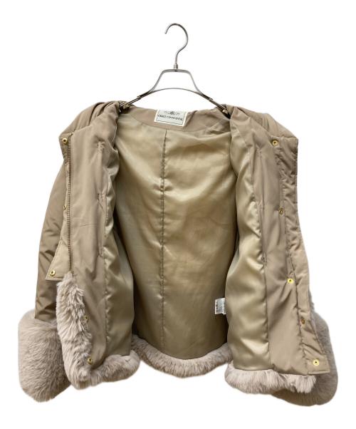 GRACE CONTINENTAL（（グレースコンチネンタル）GRACE CONTINENTAL (（グレースコンチネンタル) ダッフルショートダウンジャケット ベージュ サイズ:38の古着・服飾アイテム