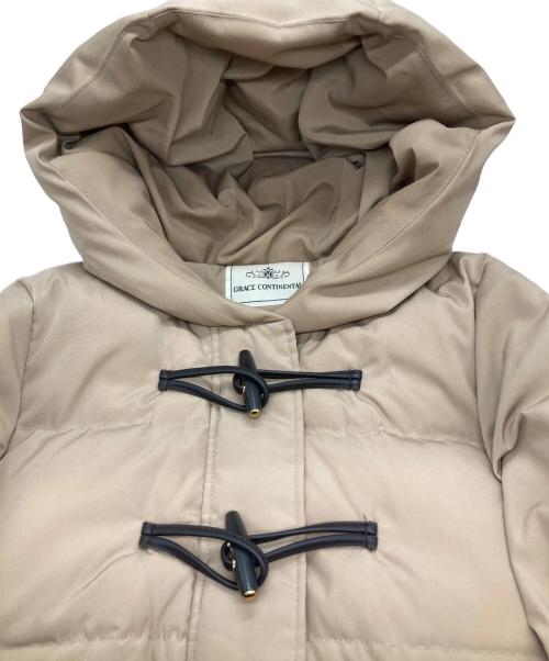 GRACE CONTINENTAL（（グレースコンチネンタル）GRACE CONTINENTAL (（グレースコンチネンタル) ダッフルショートダウンジャケット ベージュ サイズ:38の古着・服飾アイテム