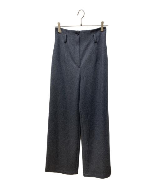 CLANE（クラネ）CLANE (クラネ) ハイウエストワイドパンツ グレー サイズ:1 未使用品の古着・服飾アイテム