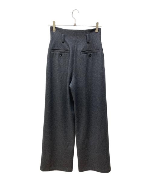 CLANE（クラネ）CLANE (クラネ) ハイウエストワイドパンツ グレー サイズ:1 未使用品の古着・服飾アイテム