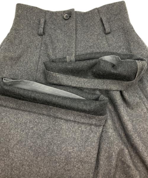 CLANE（クラネ）CLANE (クラネ) ハイウエストワイドパンツ グレー サイズ:1 未使用品の古着・服飾アイテム