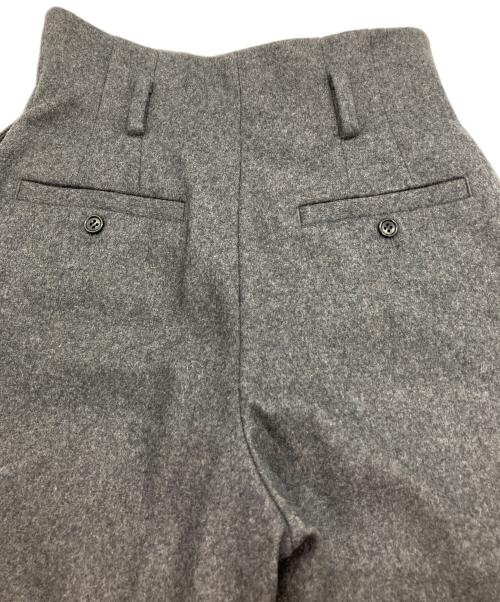 CLANE（クラネ）CLANE (クラネ) ハイウエストワイドパンツ グレー サイズ:1 未使用品の古着・服飾アイテム