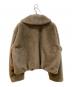 ESTNATION (エストネーション) エコファーショートブルゾン モカ サイズ:FREE：23000円
