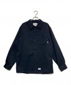 WTAPSダブルタップス）の古着「CRUMB / LS / POLY. TWEED. TEXTILE」｜ネイビー