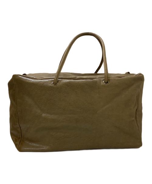 Bea Mombaers（ベア・モンバース）Bea Mombaers (ベア・モンバース) JOURNAL STANDARD LUXE (ジャーナルスタンダード ラックス) レザーボストンバッグ カーキ 未使用品の古着・服飾アイテム