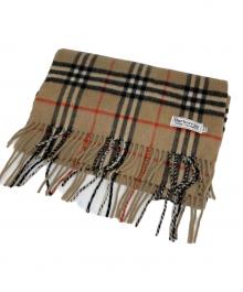 Burberry's（バーバリーズ）の古着「ノバチェックカシミヤマフラー」｜ブラウン
