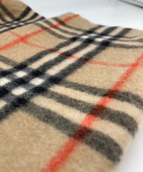 Burberry's（バーバリーズ）Burberry's (バーバリーズ) ノバチェックカシミヤマフラー ブラウンの古着・服飾アイテム