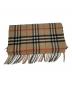 Burberry's (バーバリーズ) ノバチェックカシミヤマフラー ブラウン：5000円