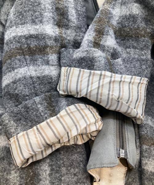 BOSS（ボス）BOSS (ボス) スリムフィットコート デタッチャブルインナー 50502260 グレー×ベージュ サイズ:48の古着・服飾アイテム