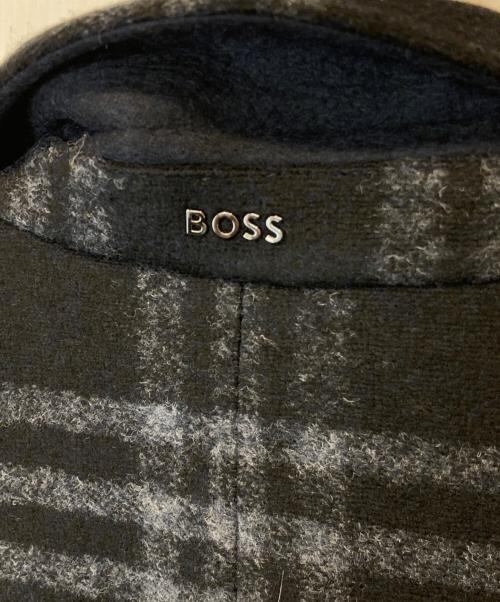 BOSS（ボス）BOSS (ボス) JERSEY COAT 50479591 コート ネイビー サイズ:48の古着・服飾アイテム