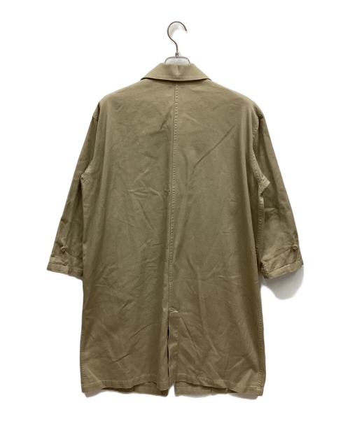 URBAN RESEARCH DOORS（アーバンリサーチドアーズ）URBAN RESEARCH DOORS (アーバンリサーチドアーズ) コットンツイルステンカラーコート ベージュ サイズ:1の古着・服飾アイテム