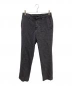 COMME des GARCONS HOMMEコムデギャルソン オム）の古着「ポリ縮絨スラックスパンツ」｜ブラウン