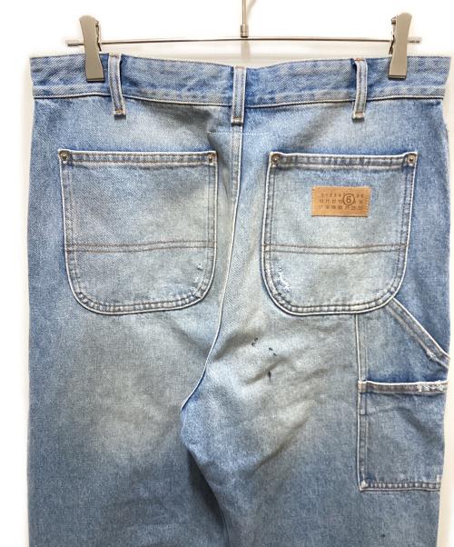 MM6 Maison Margiela（エムエムシックスメゾンマルジェラ）MM6 Maison Margiela (エムエムシックスメゾンマルジェラ) ディストレストジーンズ ブルー サイズ:73.5cmの古着・服飾アイテム