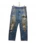 MM6 Maison Margiela（エムエムシックスメゾンマルジェラ）の古着「ディストレストジーンズ」｜ブルー