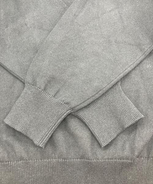 loin.（ロワン）loin. (ロワン) コットンニットセーター　4LN0001 ブラック サイズ:36の古着・服飾アイテム