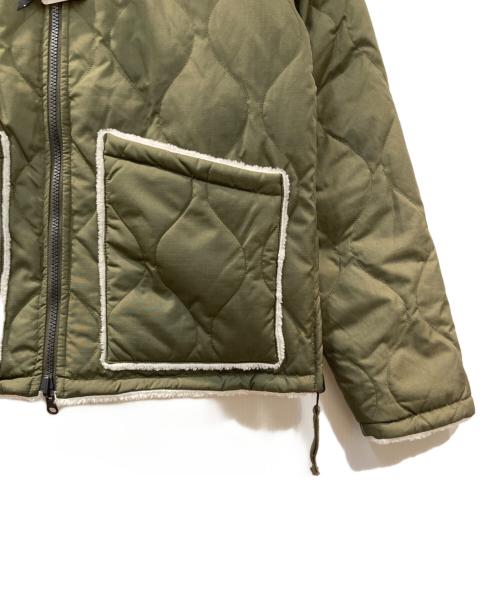 TAION（タイオン）TAION (タイオン) ミリタリー リバーシブル ハイネック ダウンジャケット カーキ サイズ:M 未使用品の古着・服飾アイテム