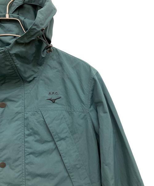 A.P.C.（アーペーセー）A.P.C. (アーペーセー) MIZUNO (ミズノ) マウンテンパーカー グリーン サイズ:XSの古着・服飾アイテム