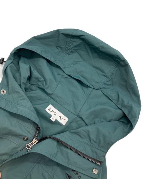 A.P.C.（アーペーセー）A.P.C. (アーペーセー) MIZUNO (ミズノ) マウンテンパーカー グリーン サイズ:XSの古着・服飾アイテム
