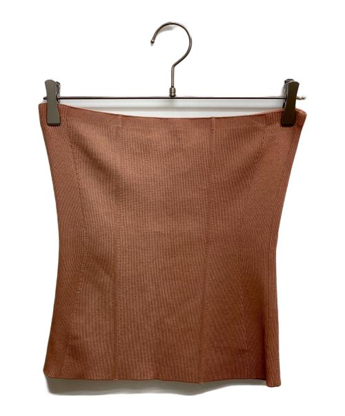 DRIES VAN NOTEN（ドリスヴァンノッテン）DRIES VAN NOTEN (ドリスヴァンノッテン) ニットベアトップ ピンク サイズ:SIZE Mの古着・服飾アイテム