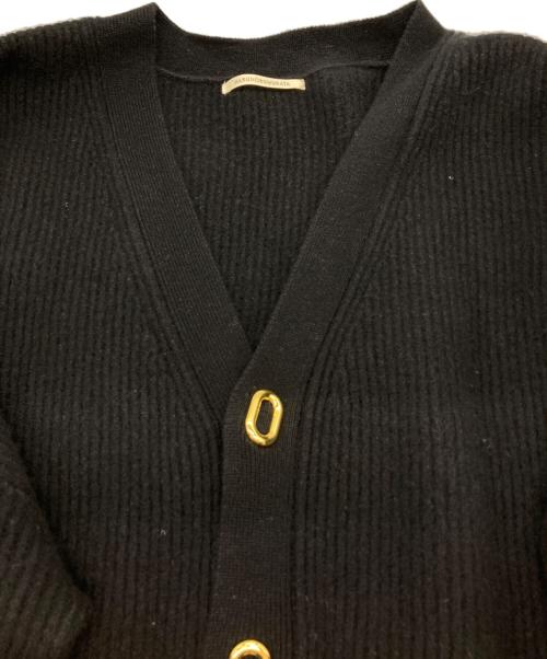 HARUNOBUMURATA（ハルノブ ムラタ）HARUNOBUMURATA (ハルノブ ムラタ) ニットカーディガン ブラック サイズ:34の古着・服飾アイテム