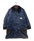 BLUE BLUEブルーブルー）の古着「ライナー付ダックコート」｜ネイビー