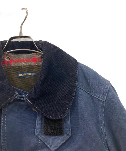 BLUE BLUE（ブルーブルー）BLUE BLUE (ブルーブルー) ライナー付ダックコート ネイビー サイズ:Mの古着・服飾アイテム