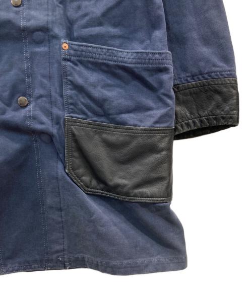 BLUE BLUE（ブルーブルー）BLUE BLUE (ブルーブルー) ライナー付ダックコート ネイビー サイズ:Mの古着・服飾アイテム