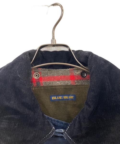 BLUE BLUE（ブルーブルー）BLUE BLUE (ブルーブルー) ライナー付ダックコート ネイビー サイズ:Mの古着・服飾アイテム