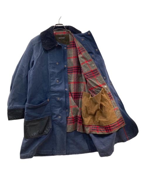 BLUE BLUE（ブルーブルー）BLUE BLUE (ブルーブルー) ライナー付ダックコート ネイビー サイズ:Mの古着・服飾アイテム