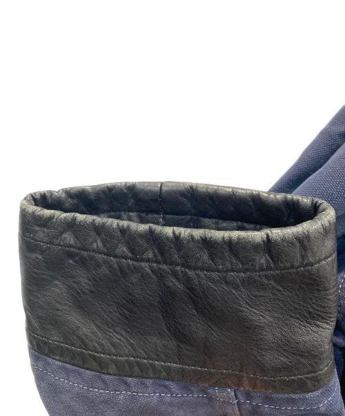 BLUE BLUE（ブルーブルー）BLUE BLUE (ブルーブルー) ライナー付ダックコート ネイビー サイズ:Mの古着・服飾アイテム