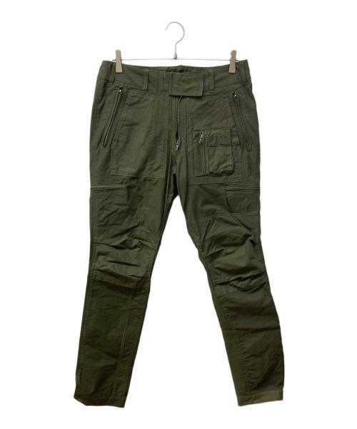 ripvanwinkle（リップヴァンウィンクル）ripvanwinkle (リップヴァンウィンクル) BACKLASH (バックラッシュ) パラシュートパンツ グリーン サイズ:Ｌの古着・服飾アイテム