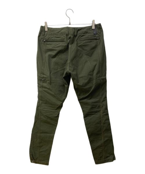 ripvanwinkle（リップヴァンウィンクル）ripvanwinkle (リップヴァンウィンクル) BACKLASH (バックラッシュ) パラシュートパンツ グリーン サイズ:Ｌの古着・服飾アイテム