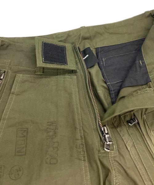 ripvanwinkle（リップヴァンウィンクル）ripvanwinkle (リップヴァンウィンクル) BACKLASH (バックラッシュ) パラシュートパンツ グリーン サイズ:Ｌの古着・服飾アイテム