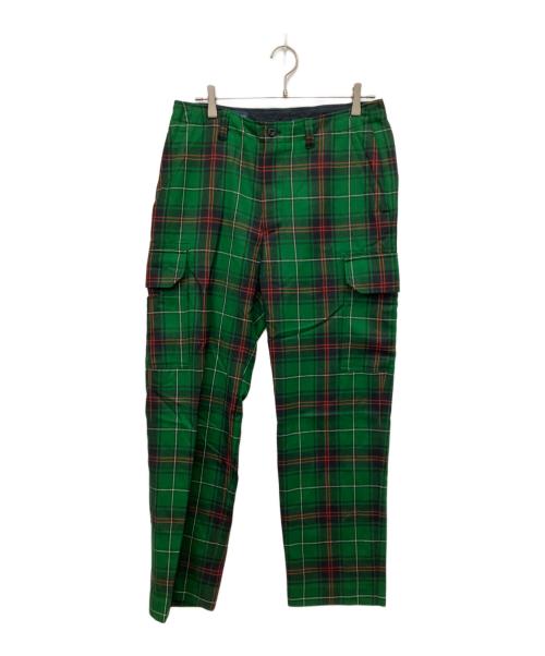 POLO RALPH LAUREN（ポロ・ラルフローレン）POLO RALPH LAUREN (ポロ・ラルフローレン) ウールチェックカーゴパンツ グリーン サイズ:W32×L30の古着・服飾アイテム