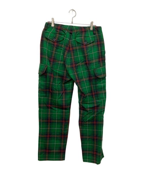 POLO RALPH LAUREN（ポロ・ラルフローレン）POLO RALPH LAUREN (ポロ・ラルフローレン) ウールチェックカーゴパンツ グリーン サイズ:W32×L30の古着・服飾アイテム